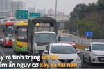 Video: Bất chấp biển cấm ô tô vẫn quay đầu trên cầu Thăng Long