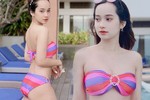 Nữ sinh Kinh tế khoe dáng đẹp nõn nà với bikini màu sắc