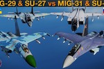 Máy bay đánh chặn Su-27 thua thiệt gì so với MiG-31 Foxhound?