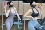 Nàng hot girl phòng gym sở hữu thân hình đồng hồ cát siêu thực