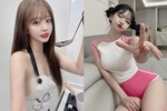 Đỏ mặt trước hot girl ngây thơ “thả rông” mặc tạp dề nấu ăn