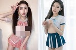 Đỏ mặt trước hot girl mặc đồng phục học sinh trong suốt phản cảm