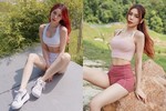 Leo núi, hot girl xinh đẹp hút mọi ánh nhìn vì quá gợi cảm