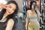 Diện đồ tập bó sát, hot girl xinh đẹp khoe body cực phẩm