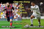 Ảnh chế UEFA Champions League: Messi gọi nhưng Ronaldo chưa trả lời