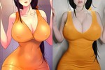 Gái xinh khoe vòng 1 khủng khi cosplay nhân vật trong truyện tranh 18+