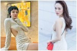 Minh Hằng, Hiền Hồ suýt hớ hênh vì váy len body hiểm hóc