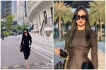 Phương Oanh catwalk giữa phố lộ eo "siêu thực" qua camera thường