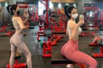 Hot girl phòng gym sở hữu thân hình đồng hồ cát siêu thực