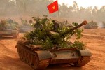 Ảnh đẹp, oai hùng xe tăng T-54/55 của Việt Nam