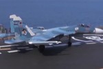 Theo dõi tiêm kích hạm Su-33 cất cánh đánh IS