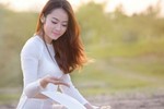 Thiếu nữ Viêng Chăn mặc áo dài Việt Nam đẹp mê mẩn