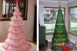 Trang trí nhà đẹp với cây thông Noel quái dị