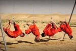 Ghê rợn IS ''trồng chuối'' tù nhân Iraq... rồi thiêu sống