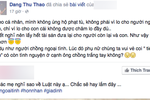 Vì đâu hoa hậu Thu Thảo phản đối phạt tù người ngoại tình?