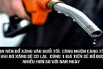 Đổ xăng vào tối muộn và sáng sớm sẽ được nhiều hơn? 