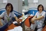 Bác sĩ gác chân lên ghế trong khi khám: BV Mắt nói gì?