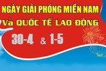 Được nghỉ tới 6 ngày dịp 30/4 và 1/5