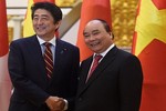 Ảnh: Lễ đón Thủ tướng Nhật Bản Shinzo Abe tới thăm Việt Nam