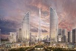 Ảnh "nóng" tòa nhà cao nhất thế giới sắp mọc lên ở Dubai