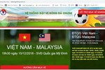 VFF lên tiếng cảnh báo trang web bán vé bóng đá online giả