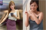  "1 kiểu áo 2 số phận" của  Phương Oanh trong "Hương vị Tình thân" 