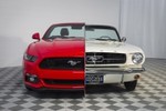 Ford “cưa đôi” Mustang 1965 và 2015 ghép thành xe độc