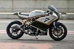 Môtô đua Ducati cafe racer độ siêu đẹp từ “hàng bãi"