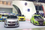 "Soi" dàn xe giá rẻ Suzuki Swift độ khủng tại Thái Lan