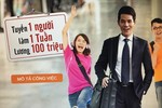 Ngân hàng tuyển người tiêu 100 triệu đồng trong một tuần