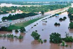 Hình ảnh lũ lụt kinh hoàng ở bang Louisiana