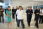 Ông Kim Jong-un thị sát nhà ga mới sân bay Bình Nhưỡng