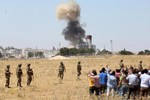 Phiến quân IS tấn công Kobane, dân Syria chạy loạn