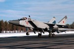 Tiêm kích đánh chặn MiG-31 Nga rơi ở vùng Siberia