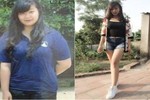 Hot girl giảm cân “đốt” 31 kg trong 6 tháng gây choáng