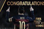 Messi giành Quả bóng Vàng thế giới 2015