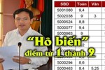 Dân mạng chế ảnh vụ điểm thi cao bất ngờ tại Hà Giang?