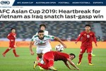 Báo châu Á nói gì về ĐT Việt Nam sau trận mở màn Asian Cup 2019?