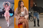 Lộ vóc dáng thật của dàn hot girl TikTok trong ảnh "team qua đường"