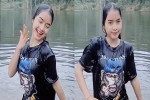 Hot girl dân tộc nhảy dưới nước, gây tranh cãi vì điều này