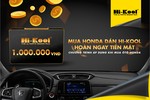 Ưu đãi lớn cho khách hàng dán phim cách nhiệt Hi-Kool mua ô tô Honda