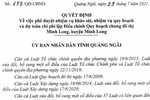 Quảng Ngãi sắp điều chỉnh quy hoạch đô thị Minh Long hơn 1.731ha