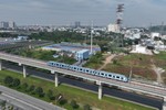  Hình ảnh tàu metro số 1 lăn bánh chạy thử gần 10km 