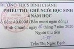 Thu tiền ghế ngồi của học sinh, trường học ở TP HCM phải trả lại cho phụ huynh