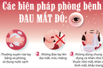 Bệnh đau mắt đỏ gia tăng: Những biện pháp phòng tránh bệnh đau mắt đỏ 