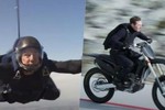 Tom Cruise thực hiện tới hơn 500 lần nhảy dù và 13 nghìn cú nhảy mô tô cho phân cảnh mạo hiểm trong phim