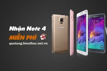 Kết quả bốc thăm may mắn Samsung Galaxy Note 4