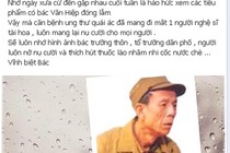 Cộng đồng mạng thương tiếc “Trưởng thôn” Văn Hiệp