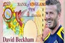 Tờ 10 bảng Anh sẽ in hình David Beckham?