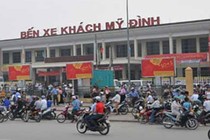 Giảm tải bến xe Mỹ Đình: Phương án… luẩn quẩn?